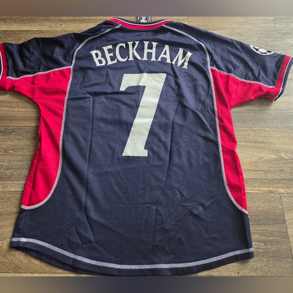 Umbro Manchester United 2000/2001 Third David Beckham Champions League Jersey M